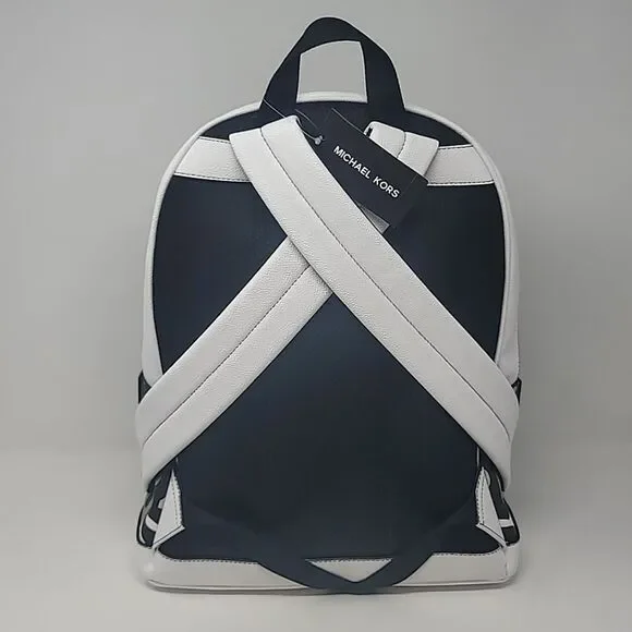 New! Michael Kors Cooper MK Signature Black Multi Commuter Backpack - Picture 5 of 9